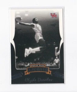 CLYDE DREXLER 2006-07 PRESS PASS LEGENDS BASKET U OF HOUSTON CARD-SPEDIZIONE GRATUITA - Foto 1 di 24