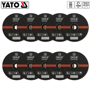 10x YATO Mini Trennscheiben Metall Stahl Flexscheiben Winkelschleifer 75 mm - Bild 1 von 1
