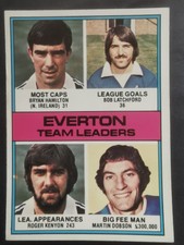 1977 Topps Football (Red Backs) - Everton