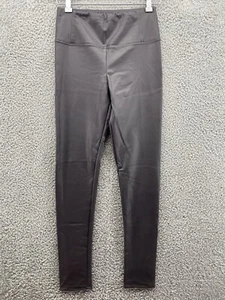 7 For All Mankind Womens Pants Gray Size Small Leggings Ankle Moto Faux Leather - Picture 1 of 8