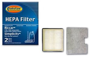 EnviroCare Replacement HEPA Vacuum Cleaner Filter Designed to fit Riccar Immacul