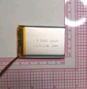 LiPo Li litio Polimeri batteria ricaricabile orologio RC 3.7V 3,7V 1000mAh GPS - Foto 1 di 2