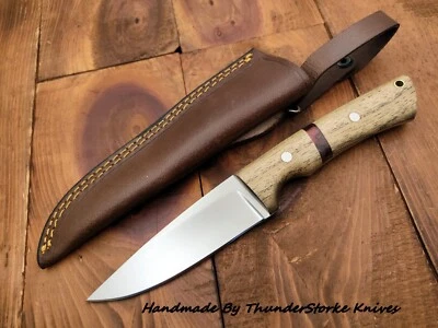 Custom Handmade 12c27 Steel Survival Camping Outdoor Fixed Blade Hunting Knife - Image 1 of 4