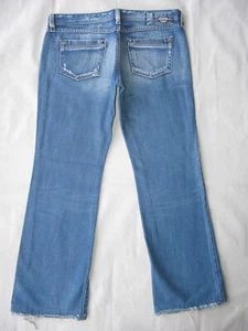 Diesel Reggins Low Boot Jeans Wm Sz 28  Distressed 100% Cotton Italy Made L28.75 - Picture 1 of 10
