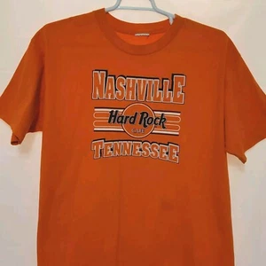 Hard Rock Cafe Nashville Orange Graphic Shirt Men's XL Tennessee Volunteers READ - Picture 1 of 4