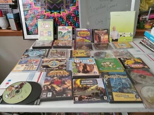 LOT OF 27 rare PC CD-ROM Video games From Estate Sale Sims+command+doom T4#231 - Picture 1 of 24