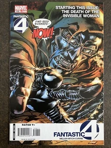 FANTASTIC FOUR 558 1ST OLD MAN LOGAN 2008 MARK MILLAR HITCH DOCTOR DOOM NM SHARP - Picture 1 of 12
