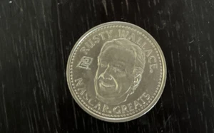 1996 Limitierte Auflage Nascar Greats Münzsammlung Rosty Wallace - Bild 1 von 2