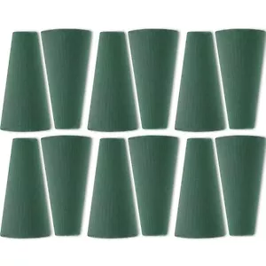 12 Pcs Floral Foam Tree Cones Dry Wet Floral Foam Blocks Green Foam for Flowe... - Picture 1 of 7