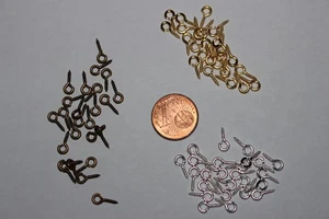 75 œillets, tige vis de taille 8x4mm de 3 couleurs au choix : - Picture 1 of 8