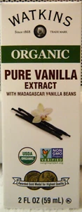 Watkins ORGANIC Pure Vanilla Extract - 2 fl oz *with madagascar* *SHIPS FAST* - Picture 1 of 4