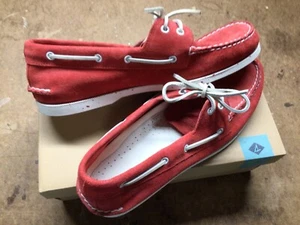 Sperry Top-Sider Bootsschuhe rot Wildleder - Bild 1 von 6
