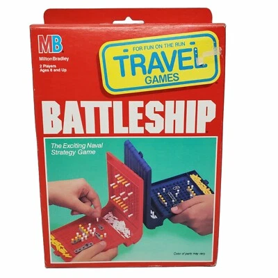 Vintage Travel Battleship Game NEW Sealed Milton Bradley 1989 - Image 1 of 2