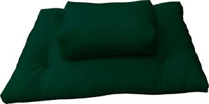 Zafu Zabuton Meditación Yoga Cojines de Algodón, Sentado Arrodillado Estera Cazador Verde - Imagen 1 de 1