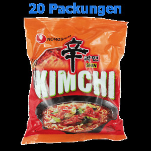 Kimchi Instant Nudeln 20er Pack (20 x 120g) Instantgericht Instantnudeln