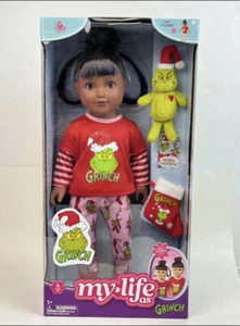 Peluche pupazzo bruna My Life as Grinch 18” nuovo con scatola Cindy Lou Who - Foto 1 di 2