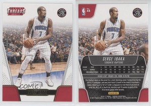2016-17 Panini Threads Century Proof Gold /10 Serge Ibaka #48