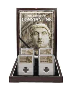 NGC VF Constantine I II Constantius II Constans HOUSE OF CONSTANTINE DELUXE BOX - Picture 1 of 4
