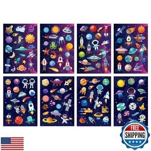 24pcs Outer Space Stickers for Kids, Self Adhesive Waterproof Sticker for Kid - Picture 1 of 5