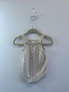 000 (0-3mths) Seed Heritage Sand Coloured Baby Textured Singlet Overall Style - Picture 1 of 2