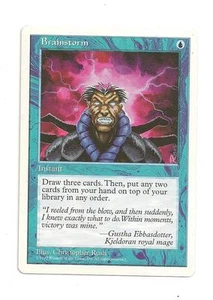 MTG 4X ** BRAINSTORM ** X4 Magic 5th - Picture 1 of 1