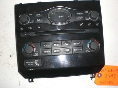 10 11 12 INFINITI FX35 TEMPERATURE CONTROL W/NAVIGATION SYSTEM 581992 Foto 1 de 4