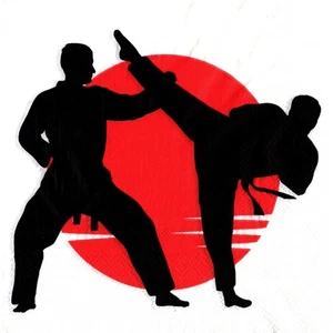 Papierhandtücher Sport Kampfsport Asien. Servietten Kampfsport Asien - Bild 1 von 1