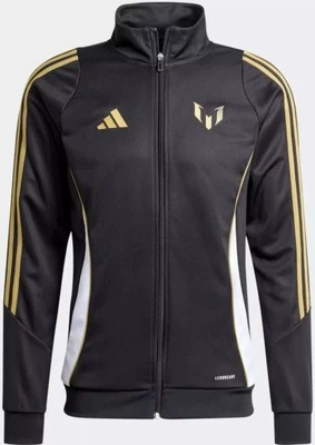 Chaqueta Adidas Messi Negra Dorada con Cremallera IZ2990 Hombre Talla M Foto 1 de 4