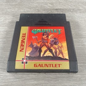 Gauntlet Tengen Black Cartridge NES Nintendo Entertainment System, 1987 - Tested