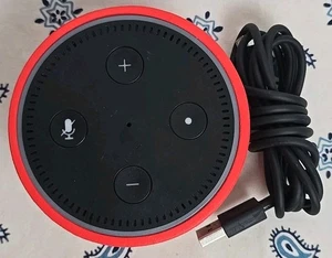 Amazon Echo Dot 2nd Gen RS03QR Black Wi-fi Bluetooth Alexa Smart Speaker EUC - Picture 1 of 5