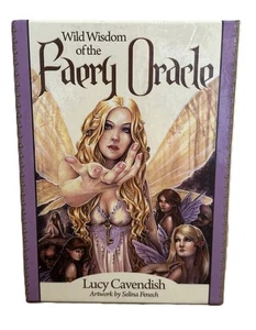 Wild Wisdom of The Faery Oracle 47 Illustrated Cards w/ Guidebook Lucy Cavendish - Picture 1 of 2