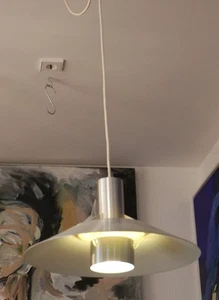 Seltene IKEA Galax Pendelleuchte T101-2 - 1985 - Aluminium Kunststoff silber - Picture 1 of 8