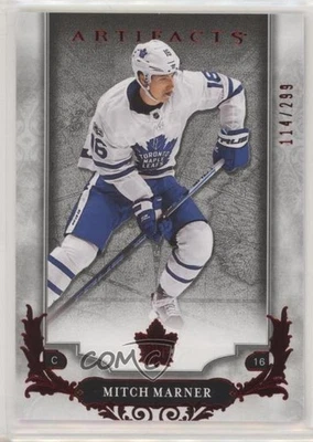 2018-19 Upper Deck Artifacts Ruby /299 Mitch Marner #16 - Image 1 of 2