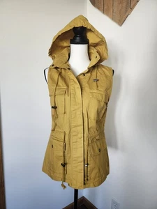 Love Tree senfgelbe ärmellose Utility-Weste mit Kapuze - Bild 1 von 7