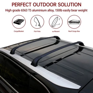 IFOKA Roof Rack Cross Bar Compatible with Highlander XLE 14-19 Aluminum TaeyH - Picture 1 of 8