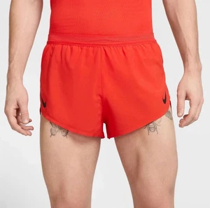 Nike AeroSwift 2" ADV pantaloncini da corsa foderati corti rossi da corsa FN3349-696 taglia L - Foto 1 di 5