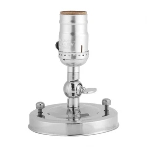 Vintage Edison Wall Light Sconce With E27 Knob Switch 220V Silver - Picture 1 of 9