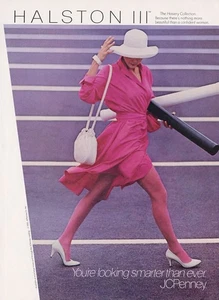 1985 Halston III hosiery pantyhose 1-page MAGAZINE AD - Picture 1 of 1