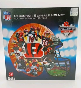 NFL CINCINNATI BENGALS Helm 500-teiliges Formpuzzle 25” x 22” Neu in Verpackung Artikel # 91704 - Bild 1 von 9