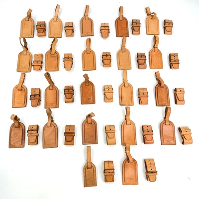 Auth LOUIS VUITTON  Name Tag & Pogne 22pcs set Made in France KB233 - Image 1 of 4