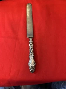 Cuchillo de Cena Raro Whiting Lily Sterling 1902 Extremo Romo Excelente Estado Usado. - Imagen 1 de 4