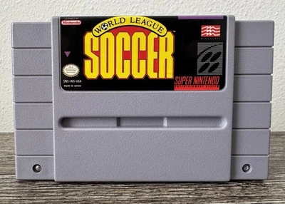 World League Soccer (Super Nintendo SNES, 1991) Cartridge Only TESTED - Image 1 of 4