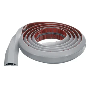 8ft Cord Cover Floor W0.55"xH0.28" Hide Extension Cable Wire Covers Grey - Afbeelding 1 van 7