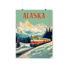 Alaska Poster Print Canvas, Home Decor, Travel Souvenir, Gift For Travel Lover