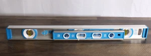 New Empire 2pk 24" Aluminum I-Beam Level With 12" Compact Box Level Set Straight - Picture 1 of 3