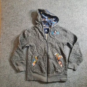 Sudadera con capucha con cremallera completa de los parques Disney 2019 bordada Mickey Mouse Youth XL - Imagen 1 de 18
