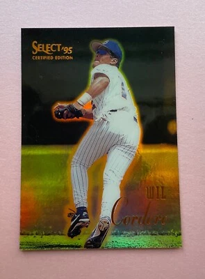 1995 Select Certified Baseball Wil Cordero Mirror Gold #6 Montreal Expos - Image 1 of 2