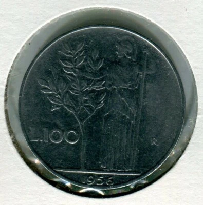 Foreign Coin - Italy - 100 Lire 1956 - Image 1 of 2