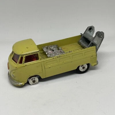 Camión de remolque Volkswagen Corgi Toys # 21101/59 vintage como está para piezas Foto 1 de 4