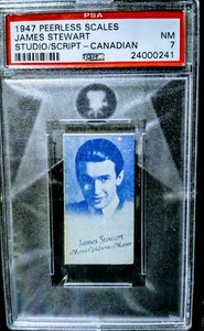 š„Peerless Movie Star Card JAMES STEWART PSA Canadian Blue Variation TOP GRADE! - Picture 1 of 3